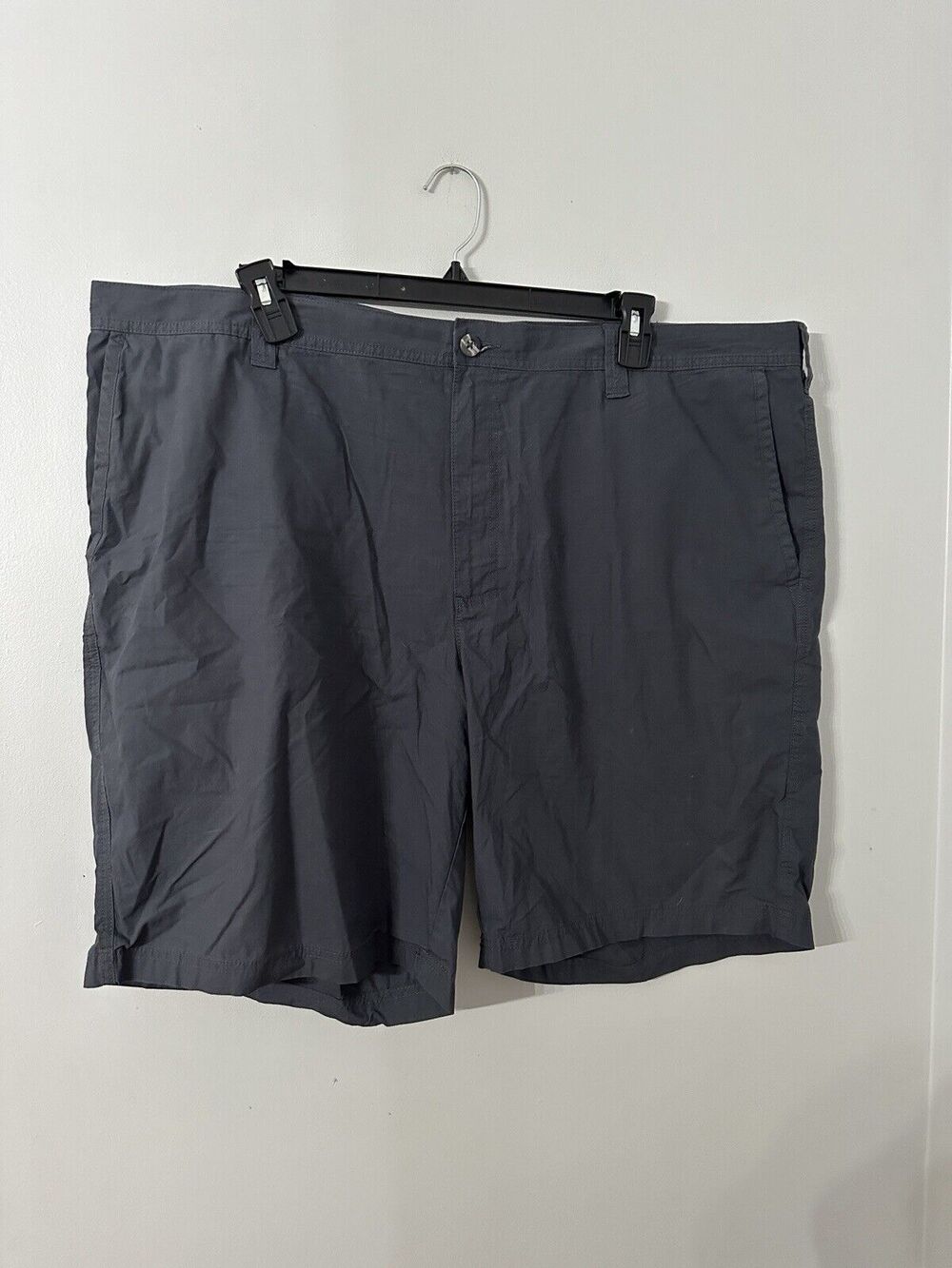 Columbia Shorts Mens 48 10L Bermuda Flat Front Grey Casual Outdoors